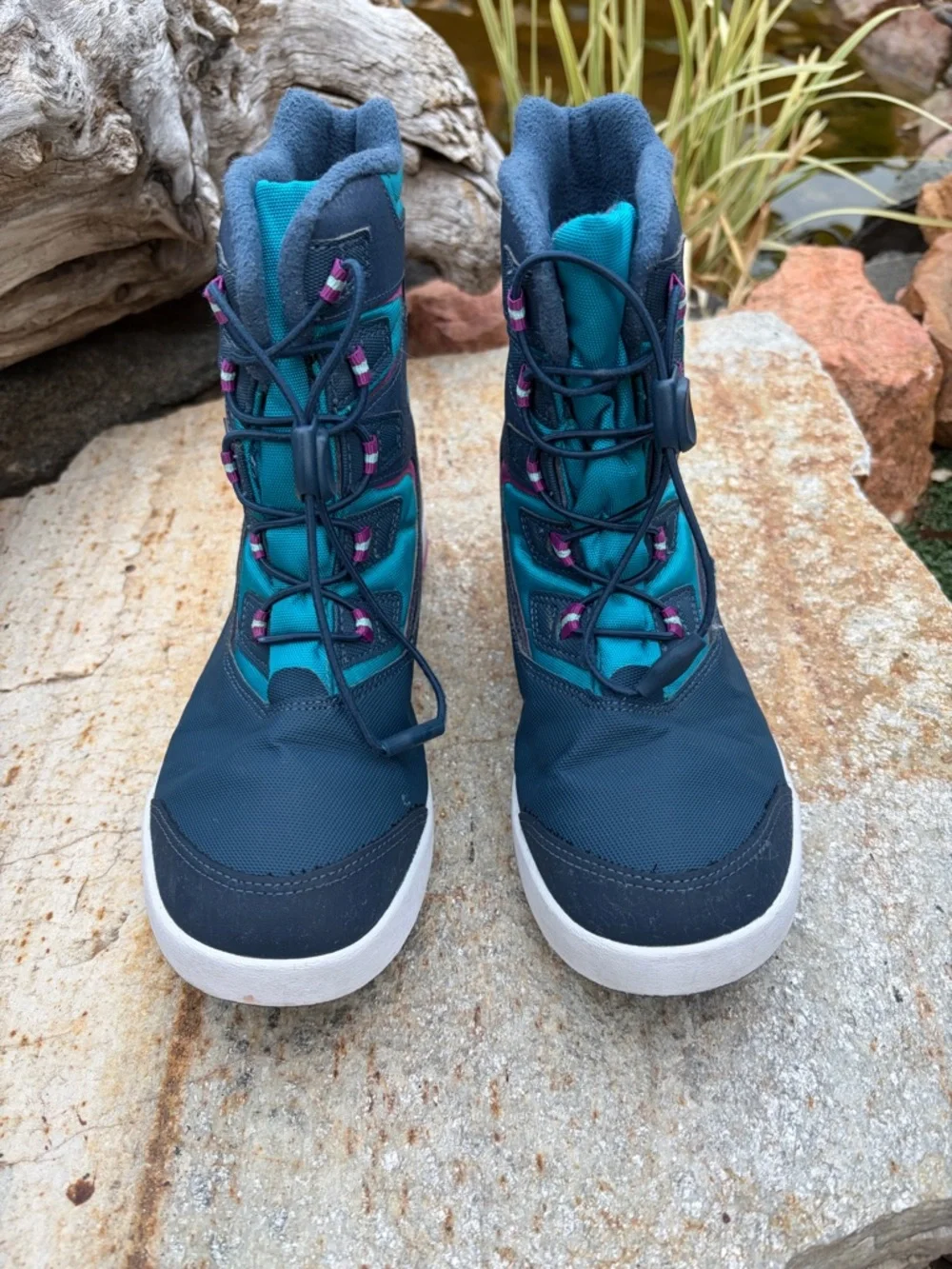 Merrell‎ Snow Bank 3.0 Waterproof Boots Kids Girls US 5 Blue